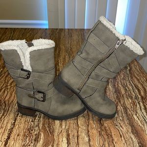 Gray Justice Boots